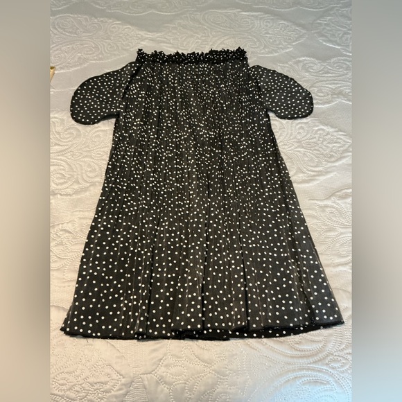 Vintage 90s, Y2K Elegant Black and White Midi A-Line Skirt for Night Out - Picture 5 of 10